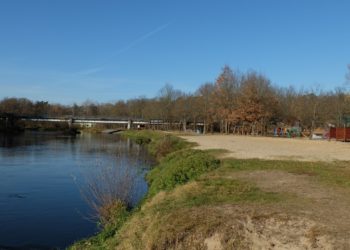 Beach in Spala on the Pilica River